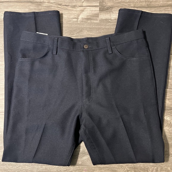 Wrangler Rancher Boot Dress Pant Jeans 82NV Navy Size 40x32, New With Tags - Picture 5 of 12
